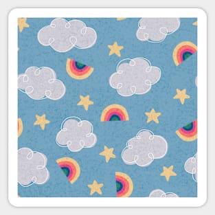 Rainbows in the sky Sticker